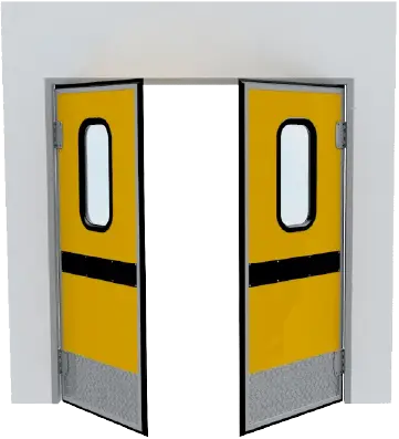 Cold Room Double Wing Flip-Flap Doors 360x395