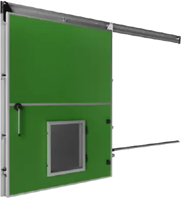Cold Room Sliding Atmosphere Control Doors 360x386