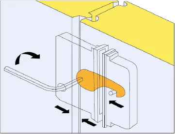 Duvar Soğuk Oda Panelleri Kilit Birleşim Detayı
