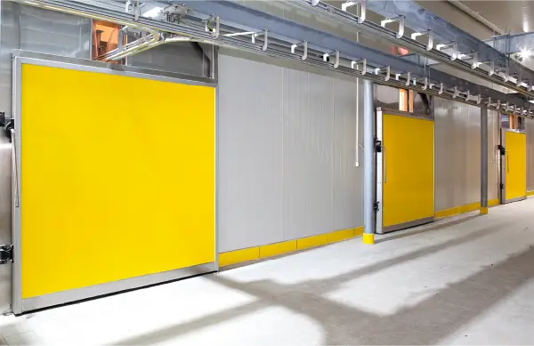 Monoraylı Sürgülü Soğuk Oda Kapıları Projesi